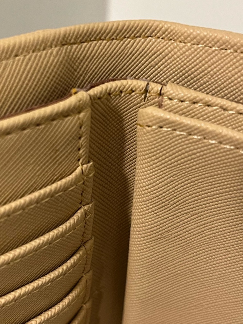 Anne Klein Beige Tan Wallet or Wristlet with coin, bill and credit card slots - Picture 6 of 9